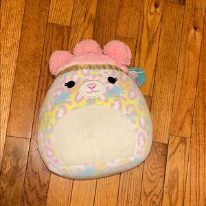 Squishmallows Pink and Cream Stuffed Animal